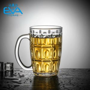 Hộp 6 Ly Uống Bia Thuỷ Tinh Có Quai Cầm 375ML Glass Beer Mug With Handle HF316VN