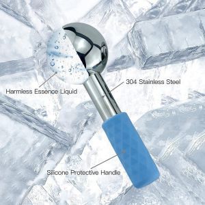 Ice Globes Cooling Roller Ball For Face Eyes Body Face Cooling Skin Care Massage for Puffiness Skin Care Device Facial Globes