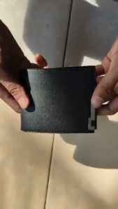 Cyber Tactical | Dompet Lipat Kulit Sintetis Logo Custom BEKANG - Desain Eksklusif untuk Pria/Wanita