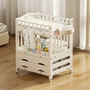 KAIPAQI | Multifunction Baby Changing Table Mobile Infant Crib