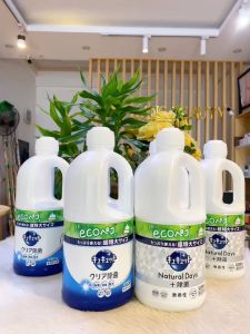 Nước rửa chén diệt khuẩn KAO Kyukyutto Clear 1250mL nội địa Nhật