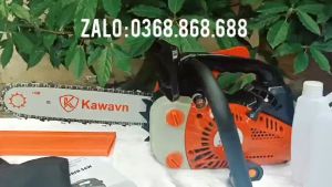máy cưa xích chay xăng cưa tay cụt Kawav mini - may cua xich chay xang lam 3 tấc trọng lượng 3.5kg