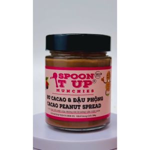 Bơ Cacao Đậu Phộng Spoon It Up – Ngọt Tự Nhiên Không Đường Tinh Luyện – Giàu Protein Phù Hợp Eat Clean & Keto