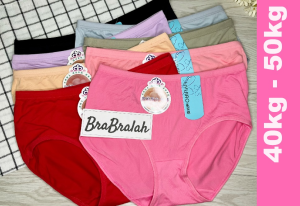 [ BRABRALAH ] (4 HELAI RM 12) Seluar Dalam Wanita  45kg-55kg  #110  Ladies panties lady panties  lady underwear