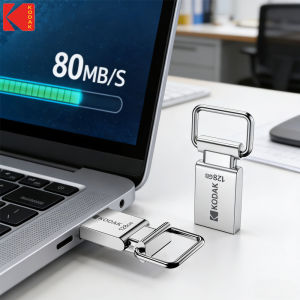 Kodak | KODAK K112 Metal USB 2.0 Pen Drive 32GB 64GB 128GB Flash Drive Memory Stick for PC Laptop
