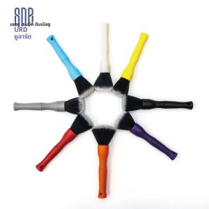 ชุดแปรงขัดรายละเอียดนุ่มพิเศษ ด้ามจับที่สะดวกสบายและการทําความสะอาดแบบไม่ขีดข่วนสําหรับภายนอก แผงภายใน สัญลักษณ์ คลัสเตอร์เกจ