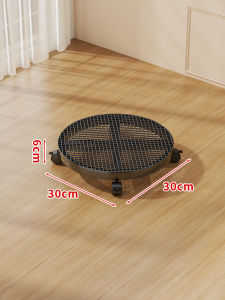 MENGBINFEN | Moveable Plant Display Rack with Wheels