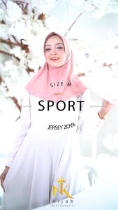 Jilbab Sport M Jersey Zoya: Desain Sporty & Berkualitas Tinggi