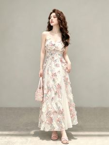 New Unique Elegant High Waist Summer Dress