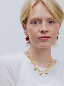 AGATHA | Romantic Heart-shaped Earrings Luxury French Style