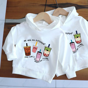 Áo Khoác Trẻ Em Mỏng Có Mũ Trùm Đầu Dài Tay Áo Khoác Mùa Xuân Thu Cho Bé Trai Và Bé Gái Màu Trắng Thời Trang Áo Khoác Ngoài