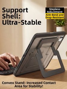 Zoyu | Shockproof Light Thin Clear Matte Case for iPad