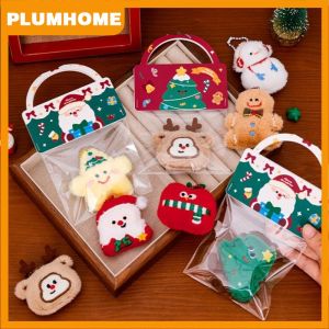 PLUMHOME 5ชิ้นแผ่นบันทึกย่อรูปต้นคริสต์มาสซานตาคลอสตุ๊กตาหิมะอุปกรณ์การ์ตูนโรงเรียนน่ารักของขวัญเครื่องเขียนสำหรับนักเรียน