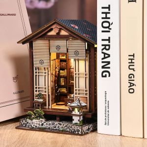 Mô Hình Nhà Thu Nhỏ Bằng Gỗ 3D Tự Làm Đèn Rêu Trang Trí Nhà Cửa Quà Tặng Giáng Sinh Quà Tặng Black Friday