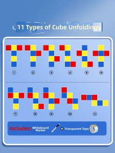 MINGZHUO | Educational Cube Cuboid Folding Paper Learning Tool