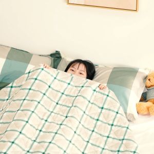 OBRAL Set Sprei Sarung Bantal Sarung Guling Motif Korea XH Selimut Bedcover Set Sprei Adem TERMURAH