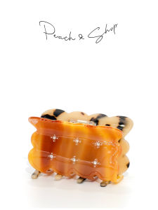 2026 New Acetate Design Double-Sided Shark Hair Clip Dessert Heart Shaped Hair Accessories Korean Style Fashion Hair Grips