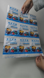 Ice Gel Pack / Thermafreeze / Lembaran Pengganti Dry Ice Isi 12 Besar Isi 10 Lembar