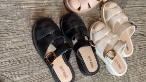 Sandal Wanita Terbaru/Sepatu Sendal Selop Jelly Alina 2403 S1/Sendal Flat karet Import Kekinian