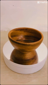 2025 Big sale Wooden round plates bowl good quality w010-08