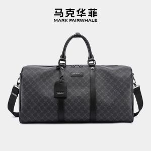 กระเป๋าเดินทางธุรกิจขนาดใหญ่ Mark Fairwhale สำหรับผู้ชาย กระเป๋าสะพายข้างสำหรับออกกำลังกาย กระเป๋าถือแบบสะพายไหล่ข้างเดียว กระเป๋าเดินทางแบบยูนิเซ็กซ์