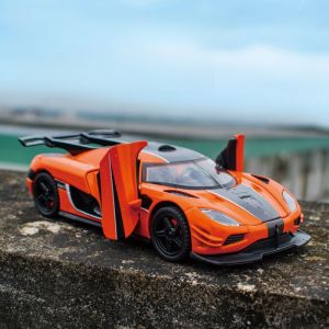 Realistic Koenigsegg ONE1 Alloy Car Model Super Sports Car Collectible Toy Vehicle Boys Simulation Metal Model Car Decoration