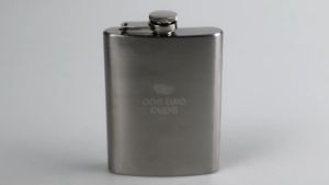 Botol Minum Wine Flask Bentuk Kotak 7.2oz