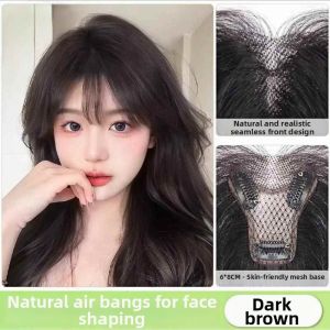 LIKE | Volumizing High Top Hairpiece for White Hair Concealment Light Thin Invisible Bangs