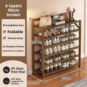 ZHUSHANXIA | Sturdy Durable Folding Shoe Rack