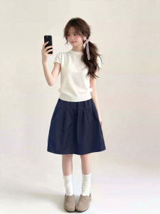 YAYANGREN | School Style A-line Mini Skirt
