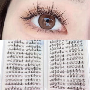 384pcs Easy-To-Apply Sunflower Cluster False Eyelashes Book for Women - Natural Look Large Capacity D Curl 10-12Mm Length