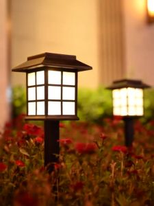 Lampu Tancap Taman Solar Led Lampu Dekorasi Taman Tenaga Surya Outdoor Solar Garden Pathway Light