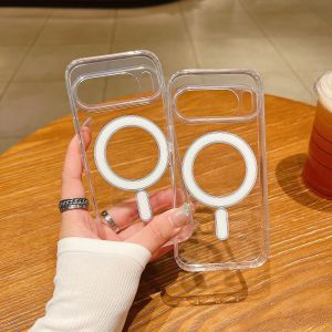 Applicable to Google 10pro transparent acrylic magnetic case Google 10 space case 9Agoogle mobile phone case