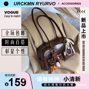 UR Versatile Bowling Single Shoulder Bag Womens 2025 New Fashion Simple Large Capacity Commuter Tote Bag