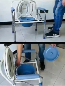 ส้วมผู้สูงอายุ ส้วมเคลื่อนที่ผู้สูงอายุ สุขภัณฑ์เคลื่อนที่ สุขาคนป่วย แสตนเลส เก้าอี้ส้วม ส้วมคนแก่ ปรับความสูงได้ ส้วมเคลื่อนที่ผู้สูงอายุ เก้าอี้ห้องน้ำ ปรับความสูงได้ กันลื่น รับน้ําหนักได้ดี