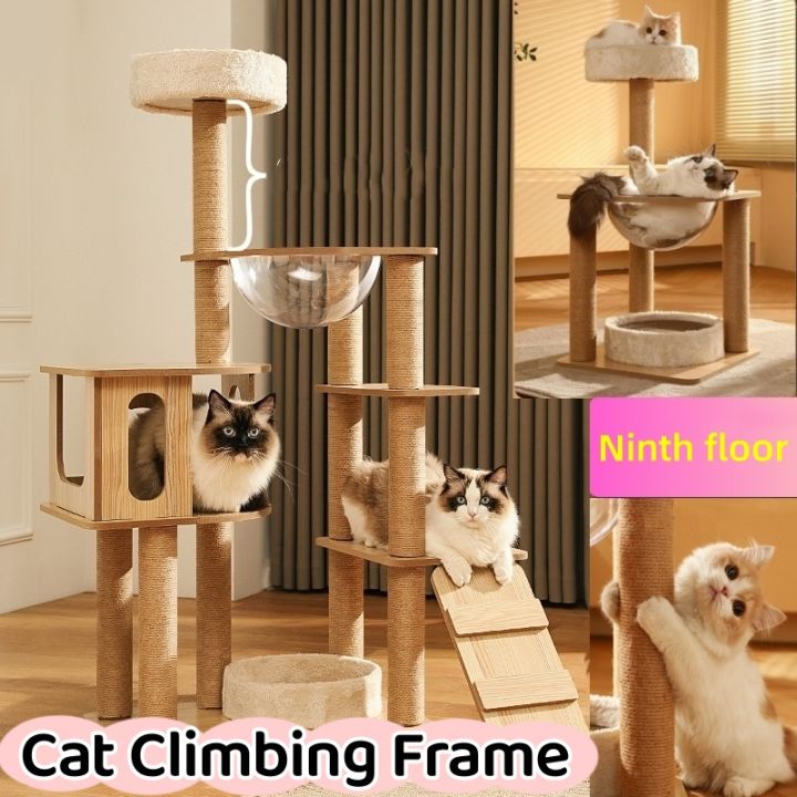 Cat House Cat Condo Cat Tower Cat Tree Pet Stand House Game Tower Cat Climbing Apartment