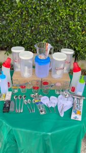 เซท 30 ชิ้น แก้วตวง แก้วชงร้อน อุปกรณ์ชงชากาแฟ ถุงชงชาช้อนตวงช้อนกาแฟด้ามยาวพิเศษ