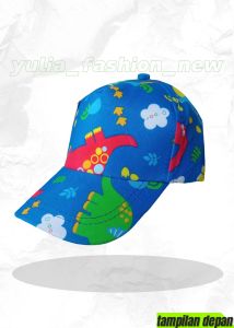 topi baseball anak/character/motif dino/prin terbaru
