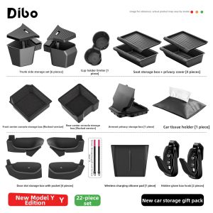 DIBOCHEPIN | Tesla Fit Trunk Organizer for Model Y/3 Storage Decoration