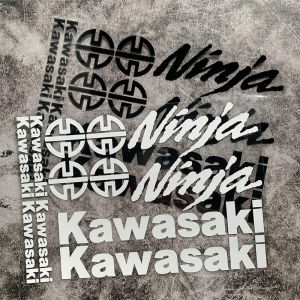 ABS For KAWASAKI NINJA250 400 Z250 Z400 Z650 Z750 Z900 Z1000 Helmet Reflective Stickers Versys 650 1000 1100 H2 H2R Decorative Waterproof Decal