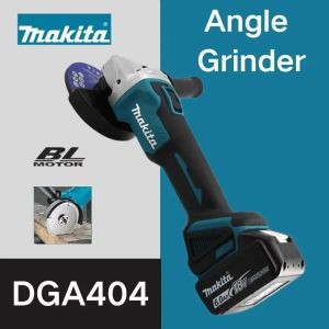 Makita | Makita DGA404 18V Brushless Angle Grinder 100mm 8500rpm Slide Switch with Electric Brake and Spindle Lock for DIY