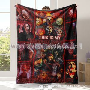 Halloween Movie Theme Customized Fleece Blanket