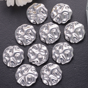 6Pcs 15/19/23/25MM Beautiful Gold Color Shank Buttons Zinc Alloy Irregular Shape Buttons Womens Sweater Blouse Accessories
