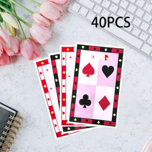 20Pcs/40Pcs Chess and Card Party Gift Bags Gift Bags with Printed Chess and Card Designs and Dice Hearts Diamonds and Clubs Suitable for Holiday Event Party Gift Packaging Event and Party Supplies Party Small Gift Bags. Small Gift Packaging Bags...