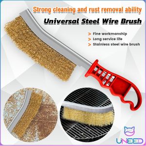 Universal Steel Wire Brush: A Multifunctional Cleaning Tool for Metal Derusting & Kitchen Clean