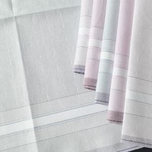 29CM/11.4-inch Cotton Jacquard Mini Handkerchief Universal Fashionable and Exquisite Decoration 6PCS Thin Version