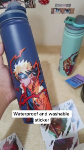 Naruto Shippuden Uzumaki Naruto Half Body Sticker Indoor Outdoor Vinyl Sticker Waterproof & Non-Faded