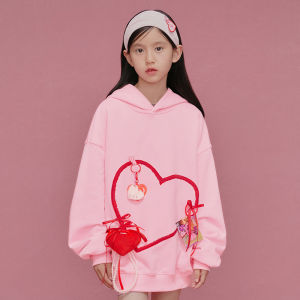 LOVESASAKIDS | Cute Pocket DIY Embroidered Decorative Hoodie