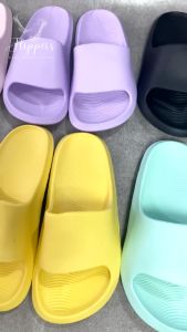 Flippers.id Sandal Selop Flat Wanita Sendal Slop Polos Slip On 100 Karet Eva