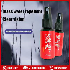Car Waterproof Spray Vehicle Rainproof Spray 100ml Glass Anti-Rain Liquid Wear-Resistant Mirror Nano Coating Rearview Rainproof Car Glass Anti-Rain Spray 100ml Hydrophobic Nano Coating Agent Oil Film Removal Water Repellent Spray For Windshield Mirrors